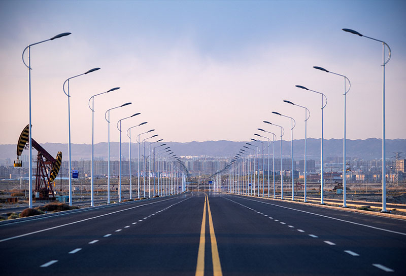 佛山智慧燈桿在廣西某未來鄉村中的應用案例